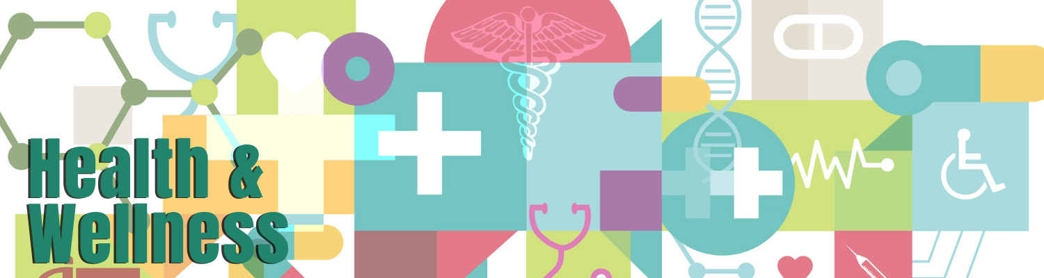 Image of various medical symbols.