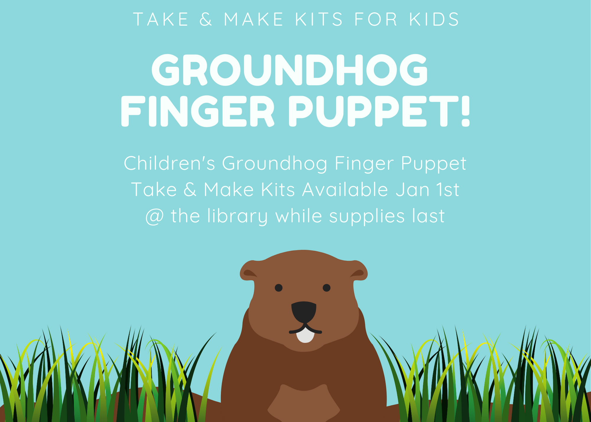 Groundhog Finger Puppet