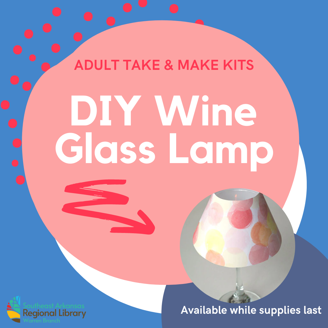 DYI Wine Glass Lamp