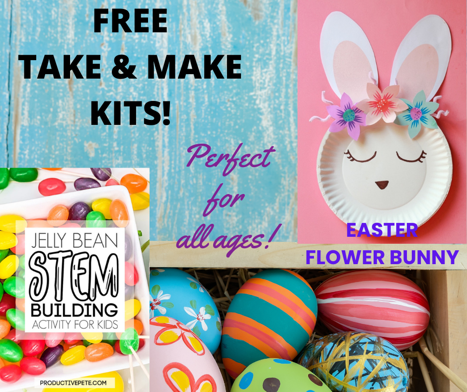 Paper plate Easter bunny and Jelly Bean STEM Challenge