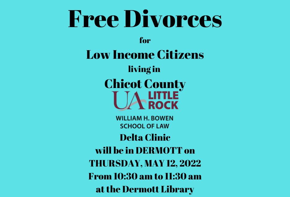 Flyer for Divorce Clinic