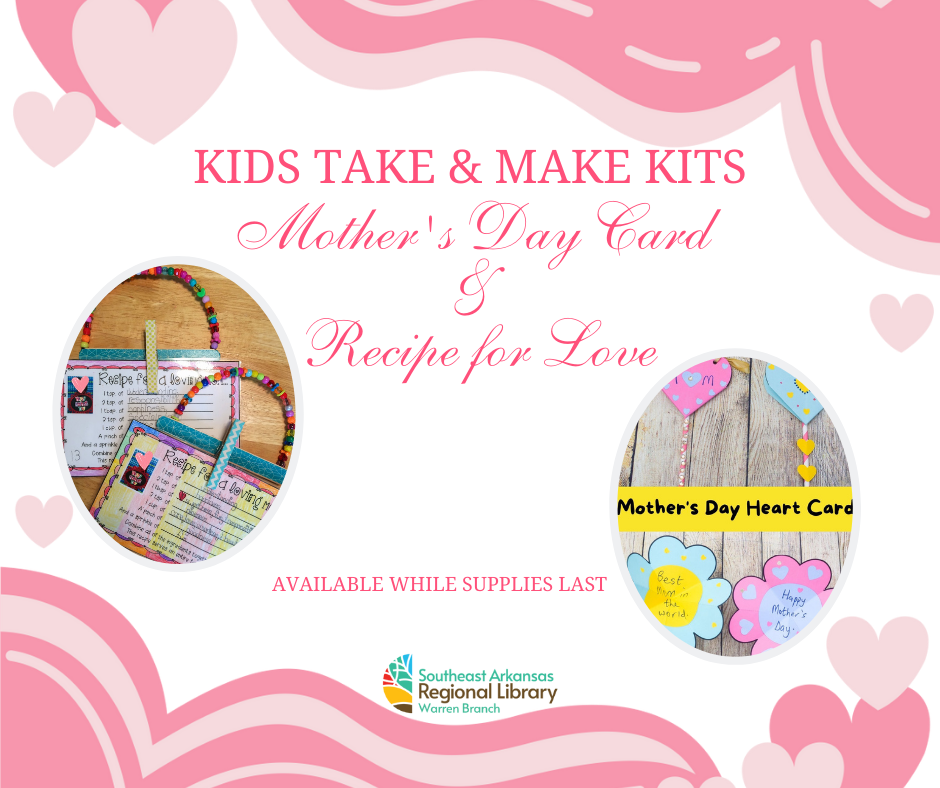 Mother's Day Crafts Take and Make Kits