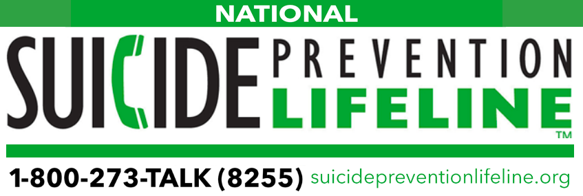 Banner for Suicide Prevention Lifeline