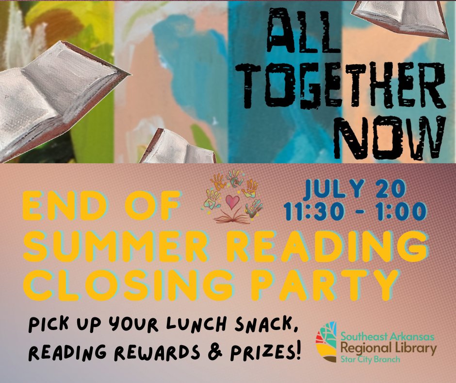 All Together Now Logo with End Of Summer Reading Announcement