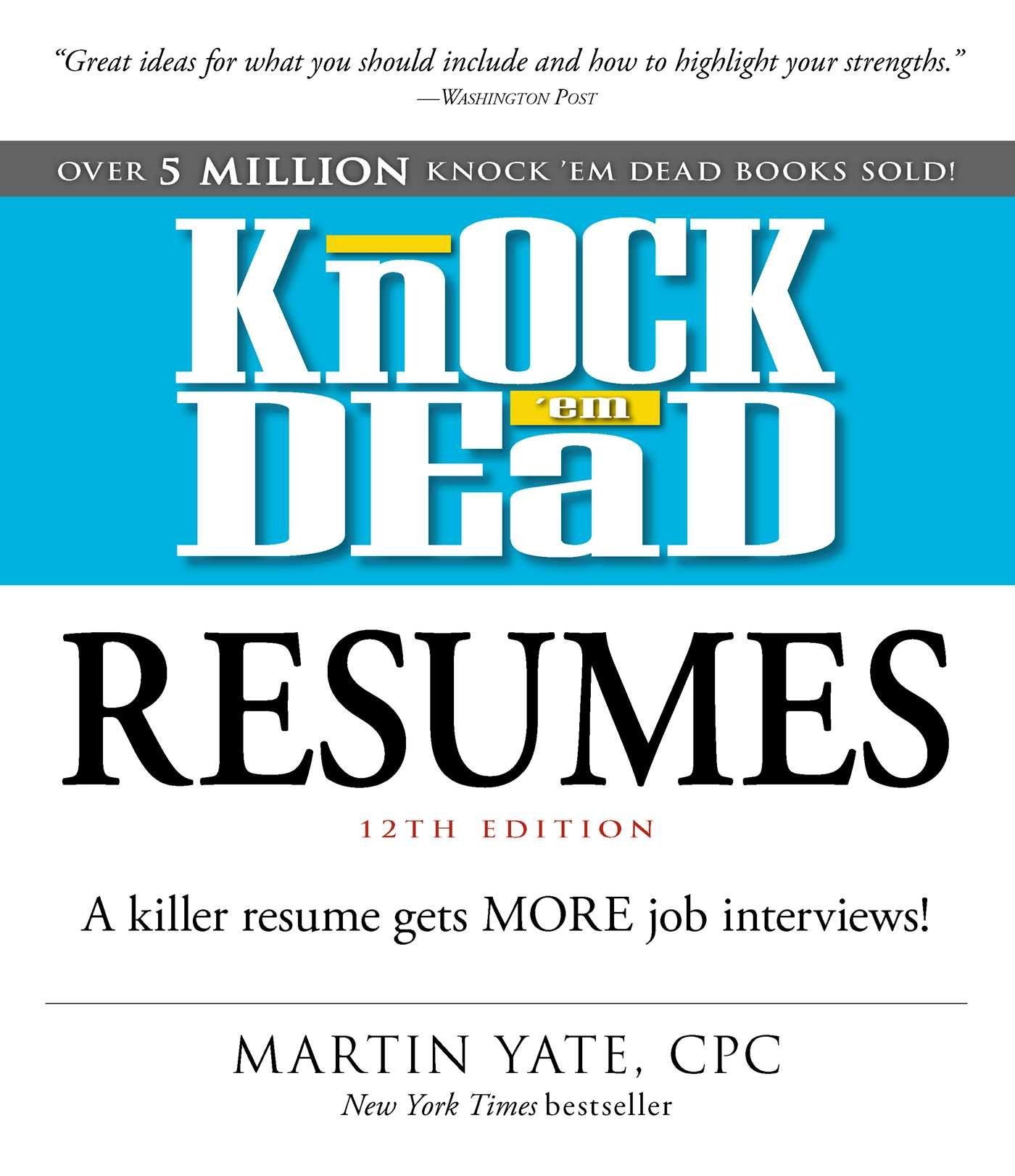Image for "Knock 'em Dead Resumes"