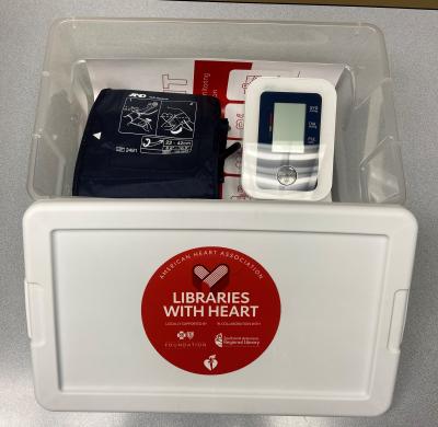 Image of blood pressure monitor for checkout