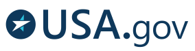 Logo for USA.gov online.