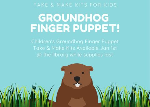 Groundhog Finger Puppet