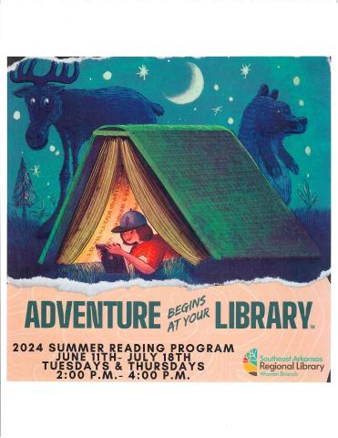 2024 Summer Reading Program: Adventure Begins At Your Library