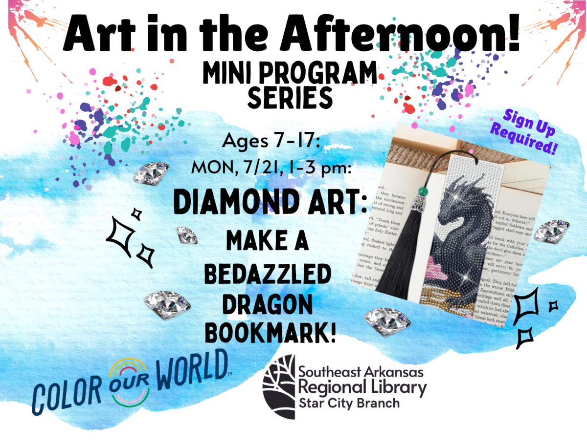 Diamond art dragon bookmark