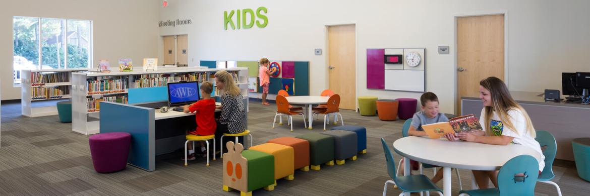 Kids library area