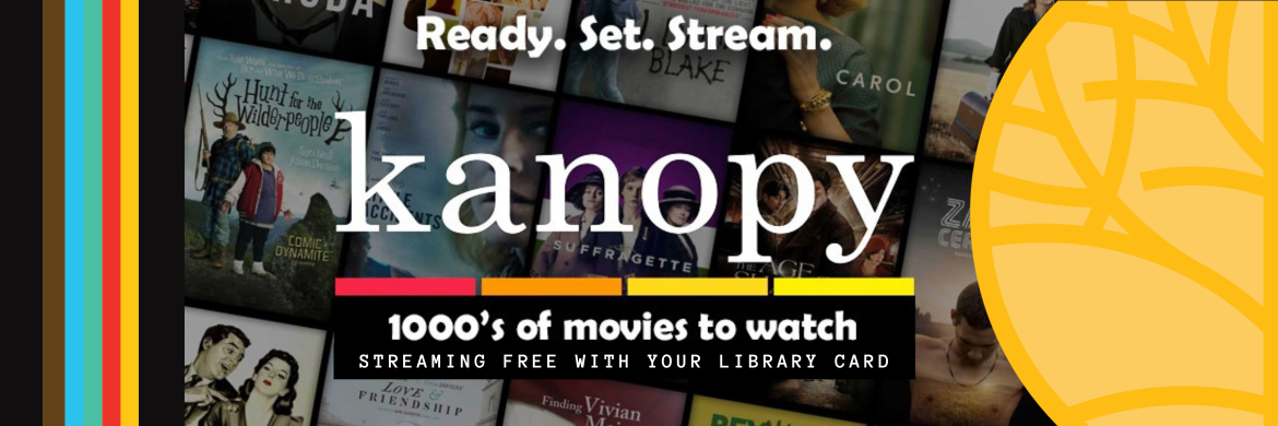 Image of Kanopy streaming service banner